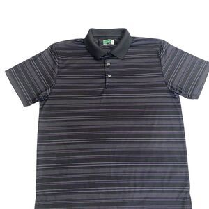 Hogan XL Performance Polo / Golf shirt striped multi colored